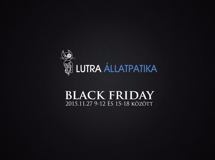 Black Friday az állatpatikában!